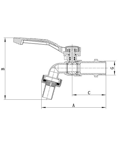 Кран поливу KOER KR.246 - 1/2" (KR3197)