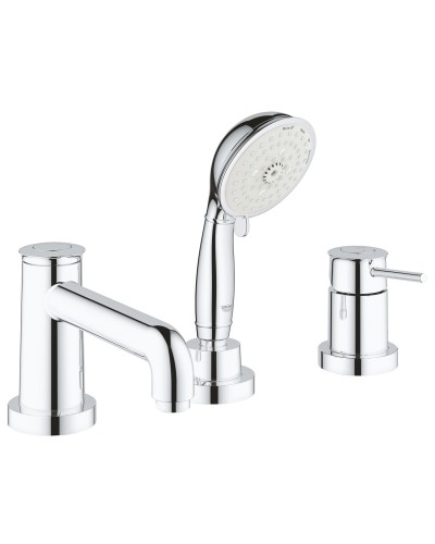 Смеситель на борт ванны на 3 отверстия Grohe BauClassic (2511800A)