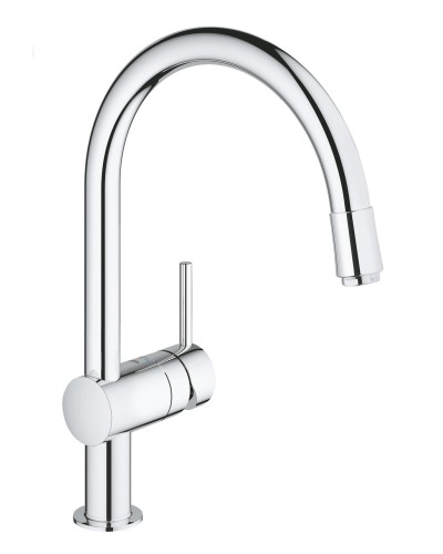 Смеситель для кухни с выдвижным изливом Grohe Minta (32918000)