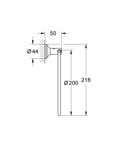 Кільце для рушника Grohe Essentials Authentic (40655001)