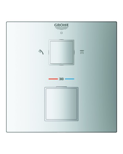 Термостат скрытого монтажа на 2 потребителя Grohe Grohtherm Cube (24154000)