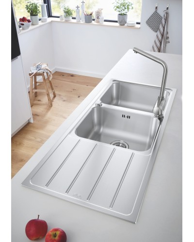 Мийка для кухні із нержавіючої сталі Grohe K500 (31588SD1)