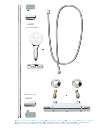 Термостат для душа с душевым гарнитуром Grohe Grohtherm 800 (34566001)