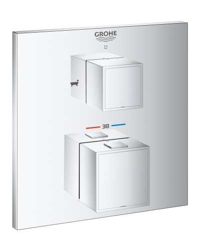 Термостат скрытого монтажа на 2 потребителя Grohe Grohtherm Cube (24155000)