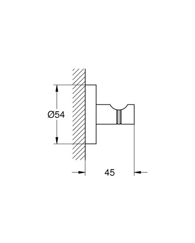 Гачок для халату Grohe Essentials New (40364001)