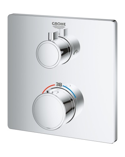 Термостат скрытого монтажа на 2 потребителя Grohe Grohtherm Convent. Concealed (24080000)