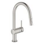 Сенсорний змішувач для кухні з висувним виливом Grohe Minta Touch (31358DC2)