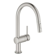 Сенсорний змішувач для кухні з висувним виливом Grohe Minta Touch (31358DC2)