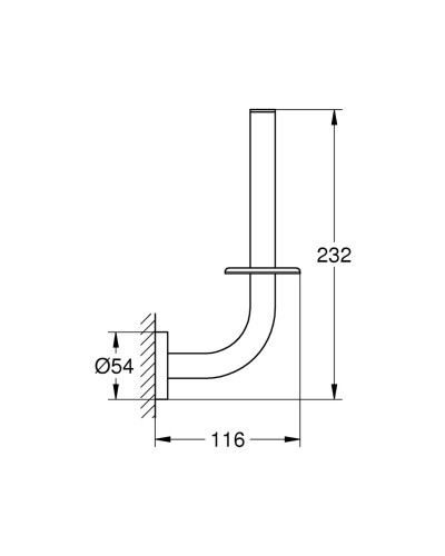 Тримач для запасного рулону туалетного паперу Grohe Essentials New (40385001)