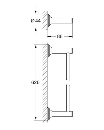 Тримач для рушників Grohe Essentials Authentic (40653001)