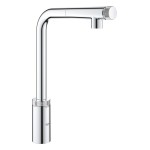 Змішувач для кухні з висувним виливом Grohe Eurosmart New (31613000)