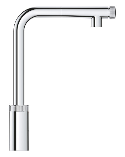 Змішувач для кухні з висувним виливом Grohe Eurosmart New (31613000)