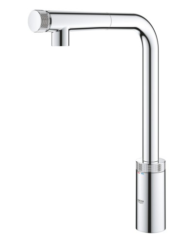 Змішувач для кухні з висувним виливом Grohe Eurosmart New (31613000)