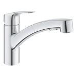 Змішувач для кухні з висувним виливом Grohe Eurosmart New (30305001)