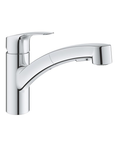 Змішувач для кухні з висувним виливом Grohe Eurosmart New (30305001)