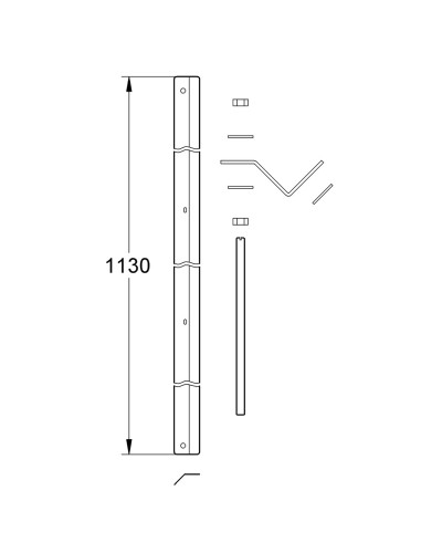 Комплект кріплення для кутового монтажу Grohe Rapid SL (38562001)