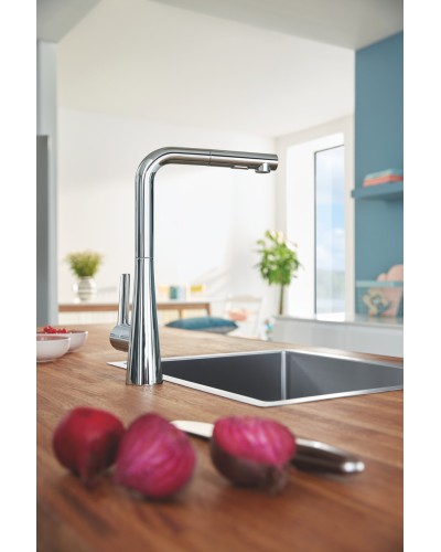 Смеситель для кухни с выдвижным изливом Grohe Zedra (32553002)