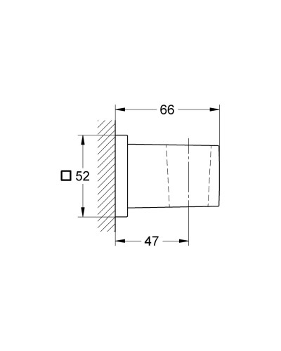 Настенный держатель для ручного душа Grohe Euphoria Cube (27693000)