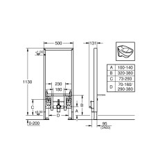 Установка для биде Grohe Rapid SL (38553001)
