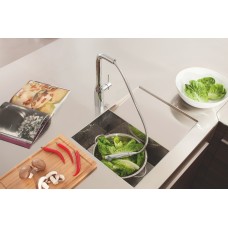 Смеситель для кухни с выдвижным изливом Grohe Essence New (30270000)