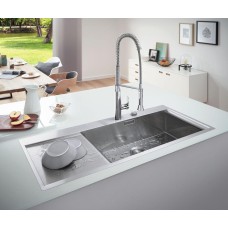 Мойка кухонная Grohe EX Sink K1000 (двойное крыло слева) (31582SD0)