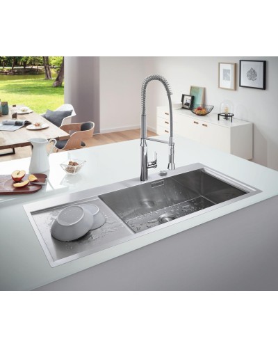 Мийка кухонна Grohe EX Sink K1000 (подвійне крило зліва) (31582SD0)