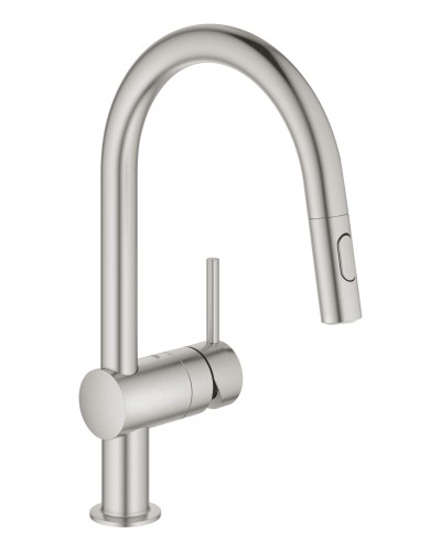 Смеситель для кухни с выдвижным изливом Grohe Minta (32321DC2)