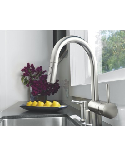 Смеситель для кухни с выдвижным изливом Grohe Minta (32321DC2)