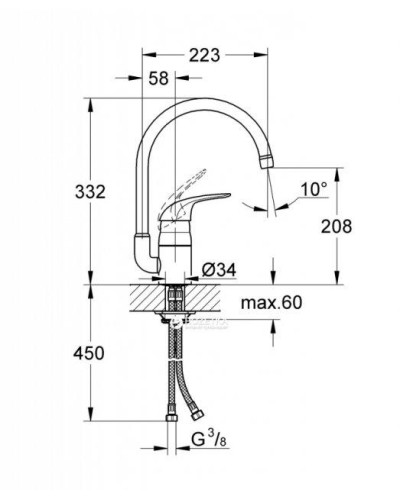 Набір змішувачів Grohe Eurosmart M-Size (123248MK)