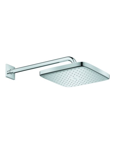 Верхній душ з настінним кронштейном Grohe Tempesta Cube (26687000)