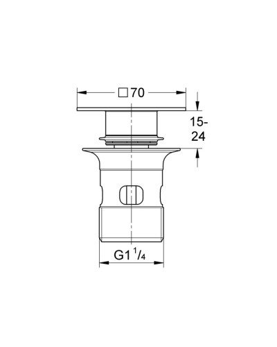 Нажимной донный клапан Grohe (40565000)