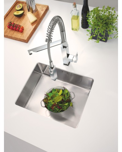 Смеситель для кухни с гибким изливом Grohe Eurocube (31395DC0)