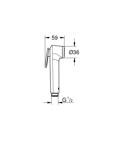 Воронка гигиенического душа Grohe Tempesta-F Trigger Spray (27512001)