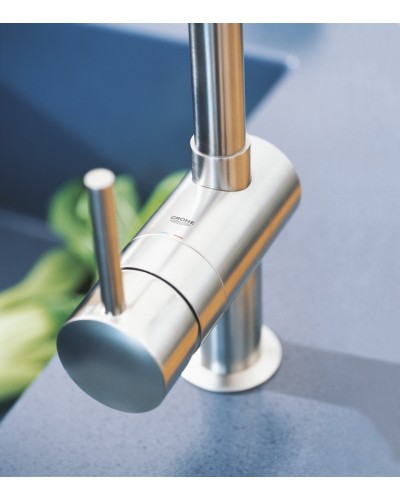 Смеситель для кухни с выдвижным изливом Grohe Minta (32168000)