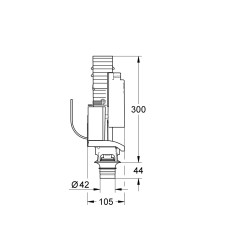 Смывной клапан Grohe (38736000)