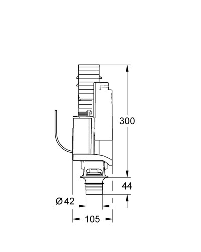 Смывной клапан Grohe (38736000)