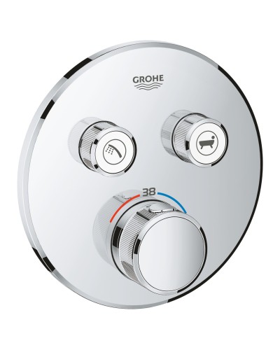 Термостат скрытого монтажа на 2 потребителя Grohe Grohtherm SmartControl (29119000)