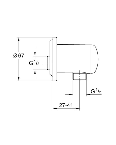 Шланговое подключение Grohe Relexa neutral (28671000)