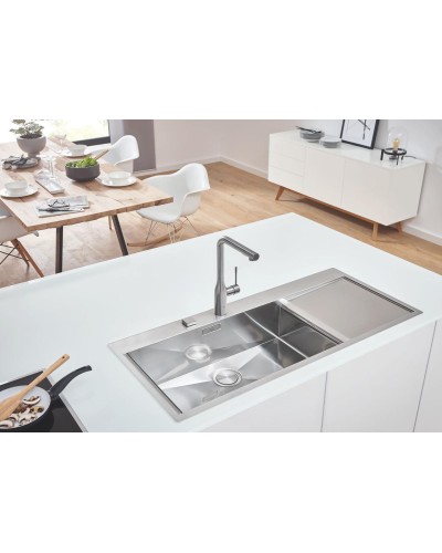 Мийка кухонна Grohe EX Sink K1000 (подвійне крило зліва) (31581SD0)