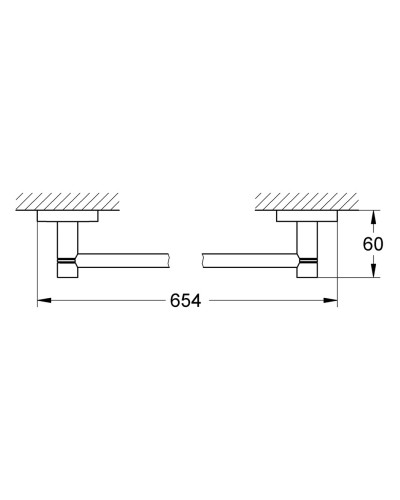 Полотенцедержатель Grohe Essentials New (40366001)