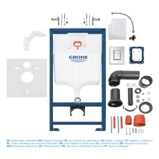 Система установки для унитаза 5 в 1 Grohe Rapid SL (38827000)