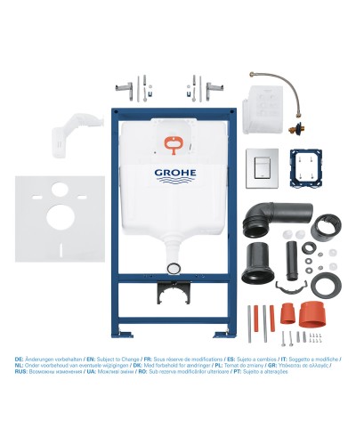 Система інсталяції для унітазу 5 в 1 Grohe Rapid SL (38827000)