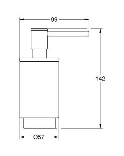 Дозатор рідкого мила Grohe Selection (41028000)