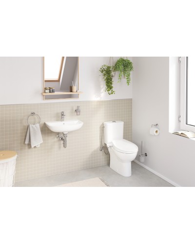 Туалетний йоржик у комплекті Grohe Bau Cosmopolitan Neutral (40463001)