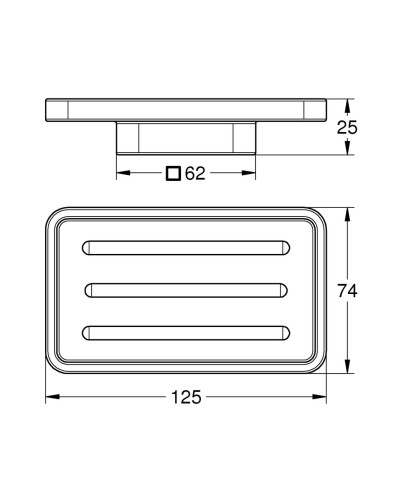 Мильниця Grohe Selection Cube (40806000)