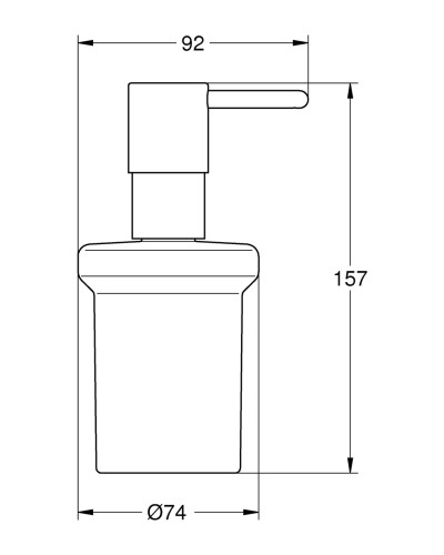 Дозатор рідкого мила Grohe Essentials New (40394001)