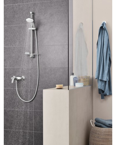 Душовий гарнітур зі штангою. 1 режим струменю Grohe New Tempesta Classic (27924001)