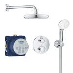 Душова система прихованого монтажу з термостатом Grohe Grohtherm Convent. Concealed (34727000)