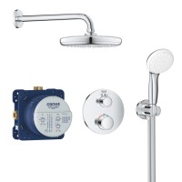 Душевая система скрытого монтажа с термостатом Grohe Grohtherm Convent. Concealed (34727000)