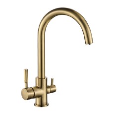 Кухонний змішувач на дві води MIXXUS PREMIUM MAFIN 021 (BRONZE) (MI5932)